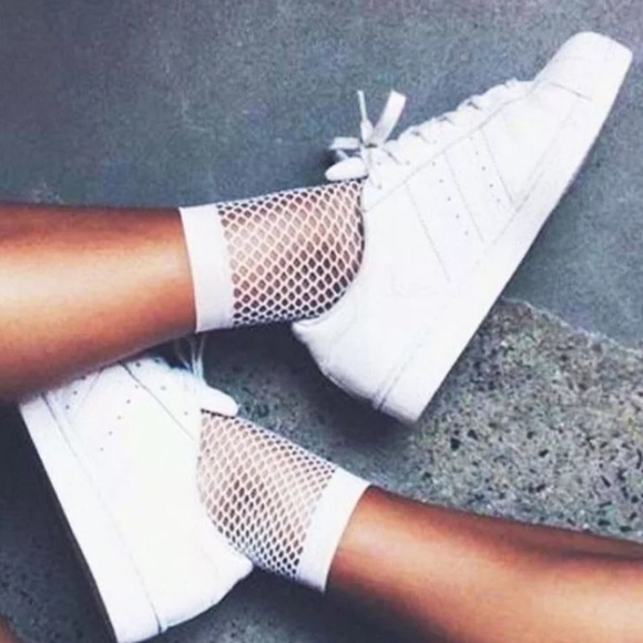 🔥 white fishnet socks - Picture 4 of 7